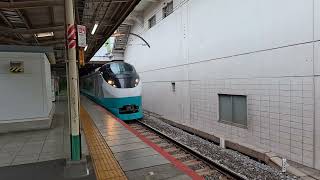 E657系カツK17編成（グリーンレイク）　松戸駅1番線通過　20250614 124436