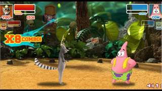 Super Brawl 2 Clic Sponge & King Julien Vs Spongebob & Patrick