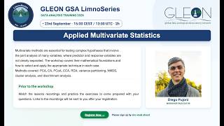 Information GSA Limnoseries - Applied Multivariate Analysis Update