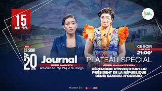 🔴 DIRECT : LE 20H AVEC BERNIDA SITOU ET LE PLATEAU SPÉCIAL AVEC ALINE FRANCE ETOKABEKA #brazzaville