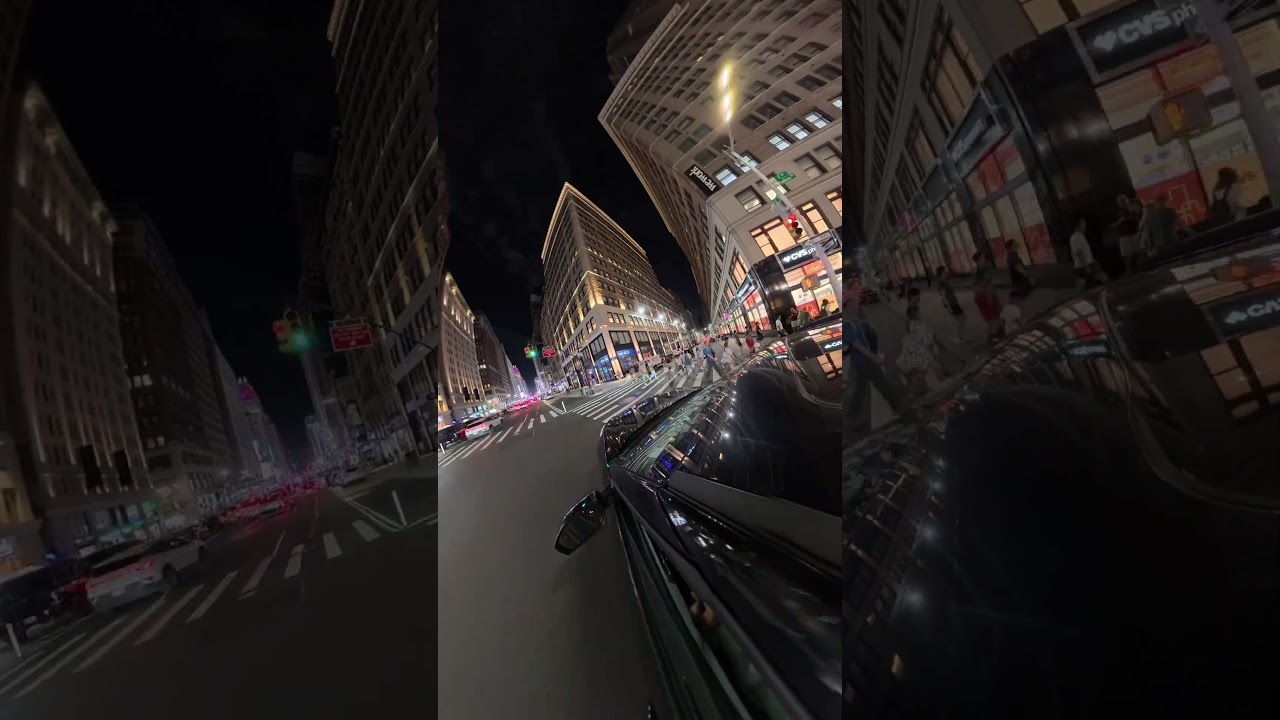 NYC Flylapse with Insta360 X5 | Looks Like a Drone, But It’s Not! 🚘🌃