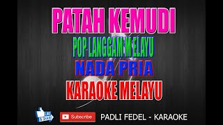 PATAH KEMUDI [ KARAOKE ] LAGU MELAYU DARMANSYAH NADA PRIA