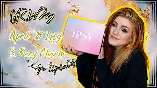 April 2024 Ipsy & Boxy Charm Unboxing + Try On + GRWM + Life Updates | artistryxashh