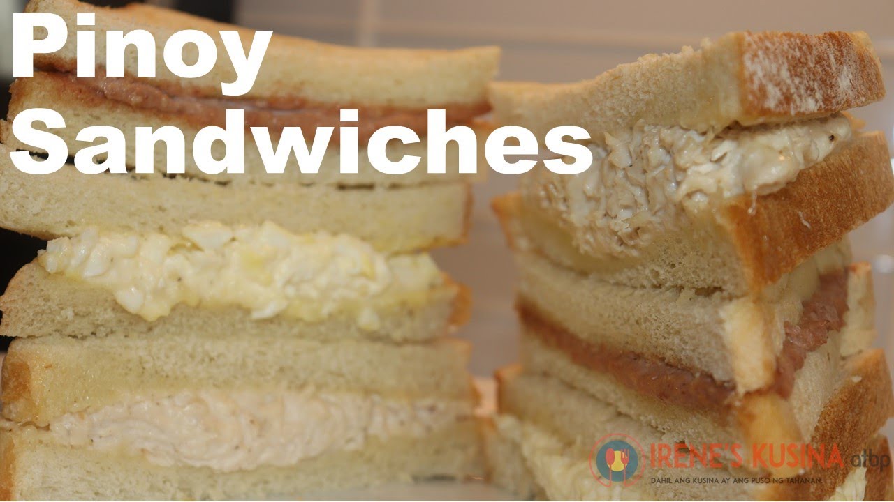 Pinoy Sandwiches 3 Ways Egg Sandwich Chicken Sandwich Liverspread