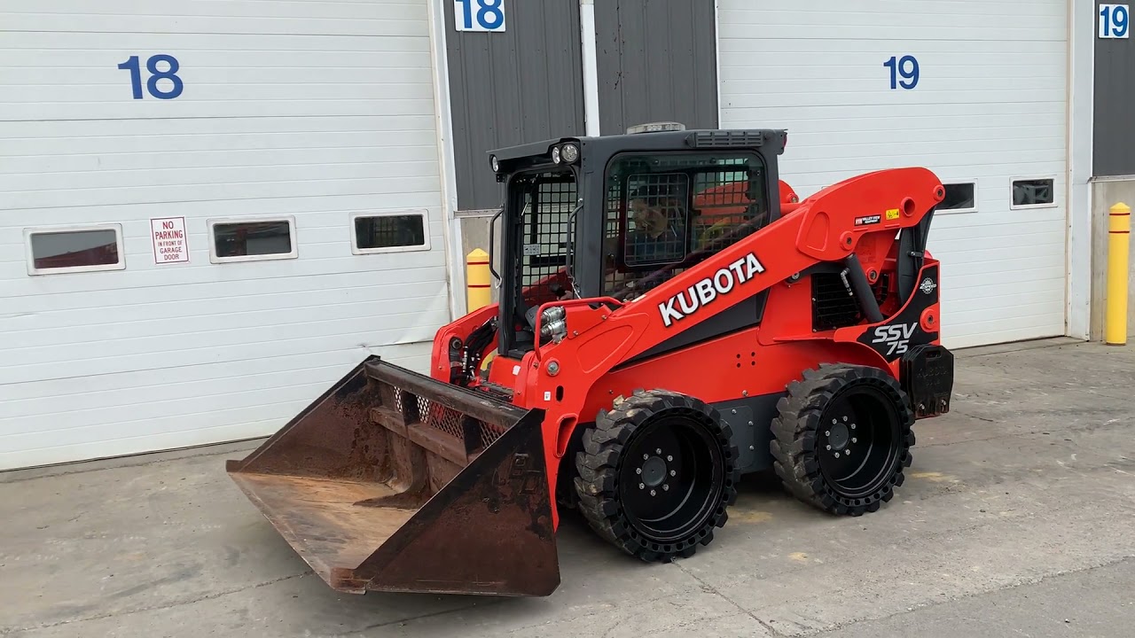KUBOTA SSV75 SKID STEER LOADER For Sale YouTube