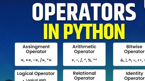 Unlocking Python: The Ultimate Guide to Operators You Need to Know VID