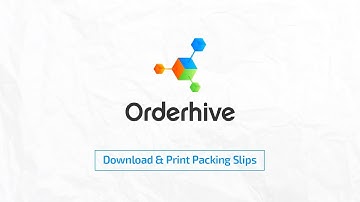Download & Print Packing Slips