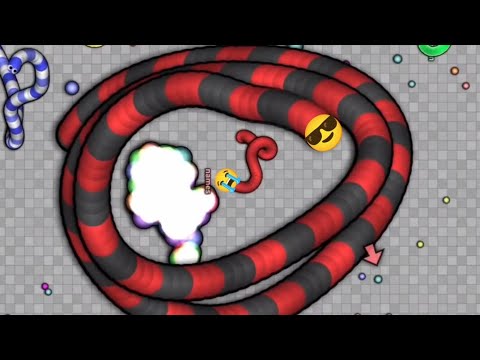 Impossible Crazy Slither IO Moments Epic Slitherio Gameplay