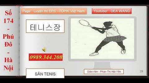 TỪ VỰNG TIẾNG HÀN VỀ ĐỊA ĐIỂM (장소에 관한 한국어)