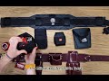 Tape holster comparisons diamondback toolbelts badger  occidental leather toolbelts  tf tools