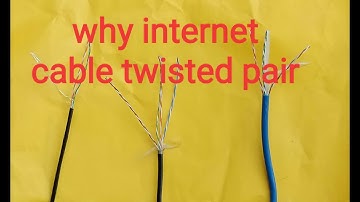 why twisted pair UTP cable used in Ethernet cabling