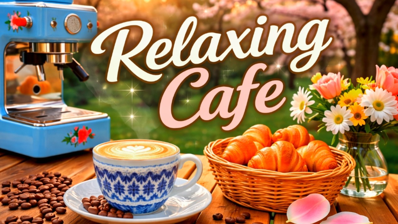Spring Morning Jazz Bossa Nova 🌸 Relaxing Cafe Music for Positive Mood ...