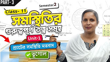 প্র্যাটের সমস্থিতি মতবাদ | সমস্থিতির তত্ত্ব | ভূগোল | Geography | Unit 1 | Class 11| Sem 2| elit