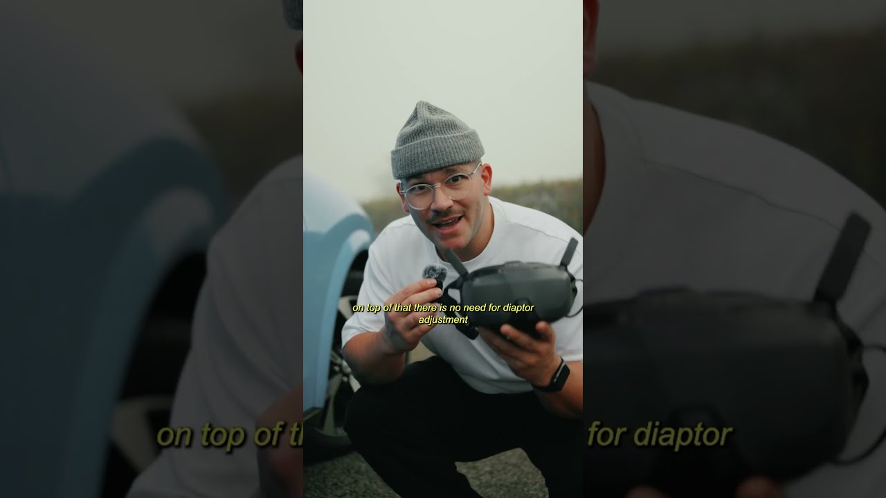 You can wear your glasses while using the new DJI Goggles N3 charly schwarz