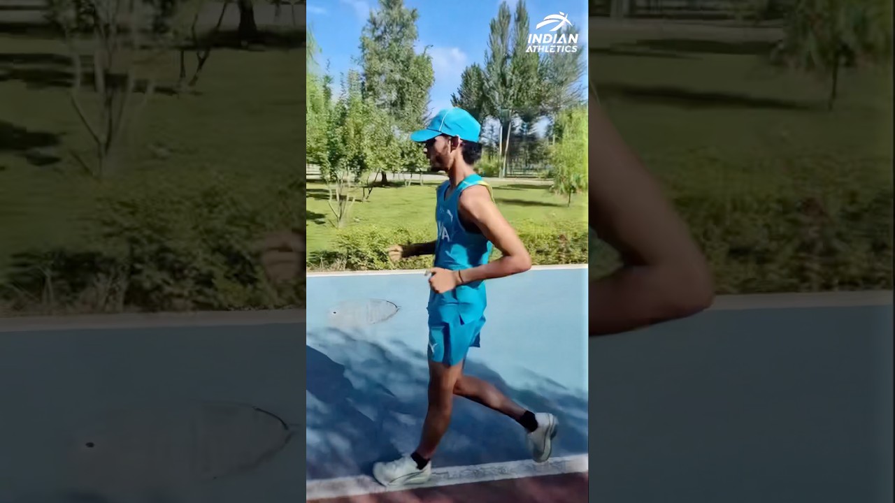 Prepping up for Asian U23 athletics championships! 👊 | #AFI #Shorts