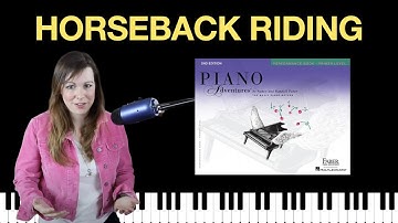 Horseback Riding (Piano Adventures Primer Performance Book)