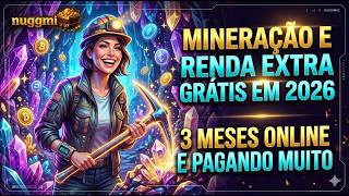 🔥GANHE CRIPTOMOEDAS GRATIS EM 2026🔥PLATAFORMA NUGGMI MINERAÇÃO GRINGA AUTOMATICA EM 2026 E PAGANDO💰
