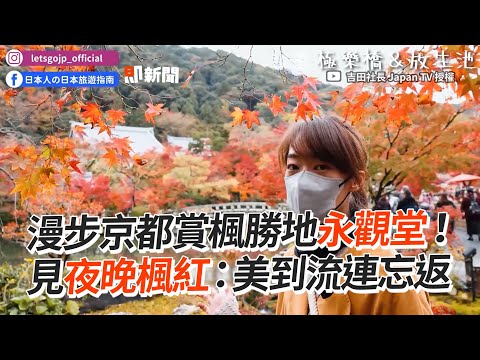 京都必逛！賞楓勝地「永觀堂」夜晚楓紅超浪漫｜旅遊｜日本