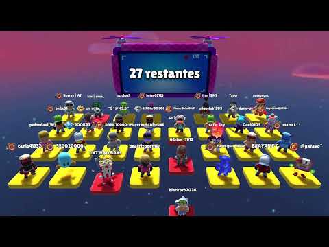 Jogando stumble guys na minha conta do celular pela primeira vez!!