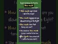 "How much" Related English Sentences For Practice | Speak Fluent English