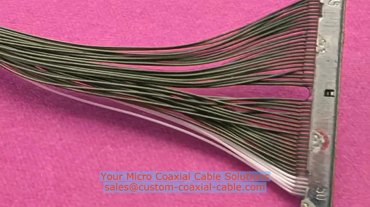 samtec micro coax for USB-C Alt Mode video 45 ohm micro coax 50 pin harness 20788-060T-01 cat6 cable