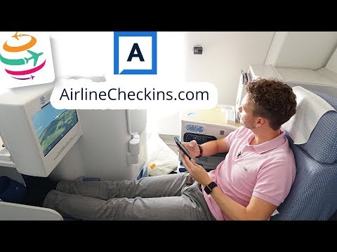 Never check in again. WiFi on all flights with AirlineCheckins | GlobalTraveler.TV