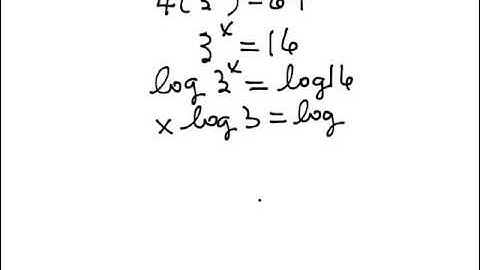 Ls3.4 Video 1: Solving Exponential Equations 1