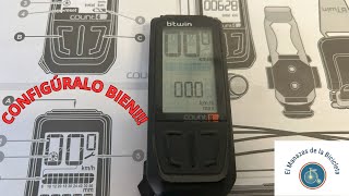 How to Set BTWIN Count 8 Odometer