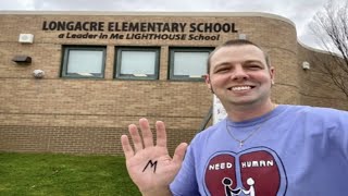 Mr. Peace Visits Longacre Elementary School in Farmington, Michigan