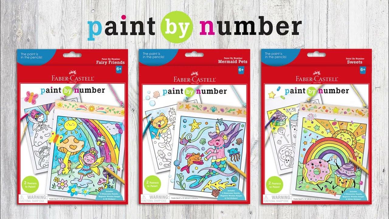  Faber-Castell - Color By Number Love Art Kit - Premium Kids  Crafts : Arts, Crafts & Sewing