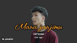 Ziel Ferdian - Mana Janjimu | Lirik Lagu