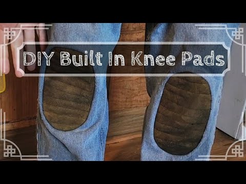 Give Your Pants Built-In Knee Pads : Great for welding - YouTube