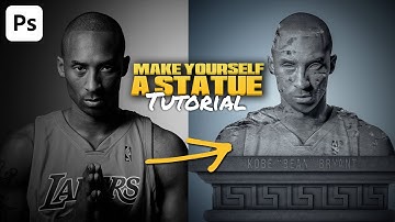 Create a Statue like GUNNA DS4 | Photoshop Tutorial | Kobe GFX