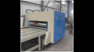 Single colour printer slotter with auto feeder