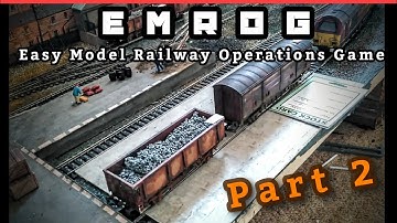 Easy Model Railway Operations | card based system for Shunting on a OO gauge British Layout!