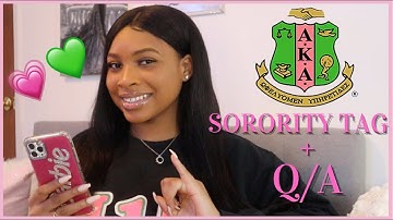 AKA FOUNDERS DAY 2021 - SORORITY TAG + Q/A 💕💚 | THE BLACK ELLE WOODS