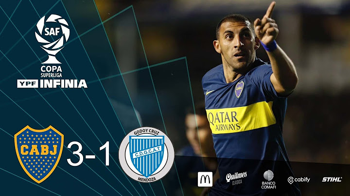 #CopaSuperliga: resumen de Boca - Godoy Cruz