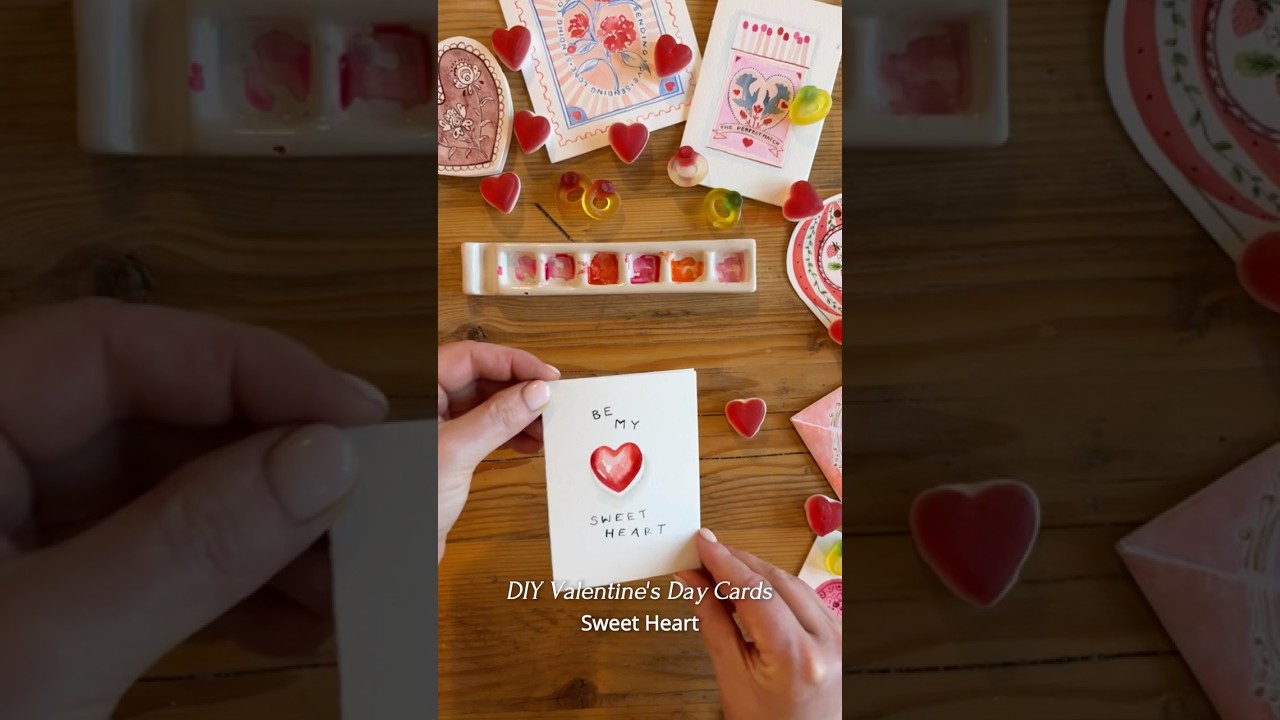 Открытки ко Дню святого Валентина, сделанные своими руками 💕