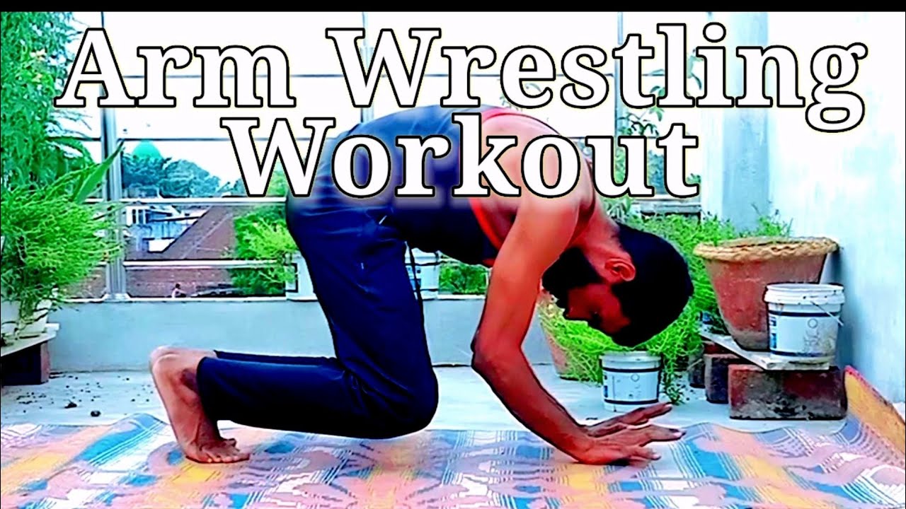 Arm Wrestling workout at home Grow your arm without any equipment