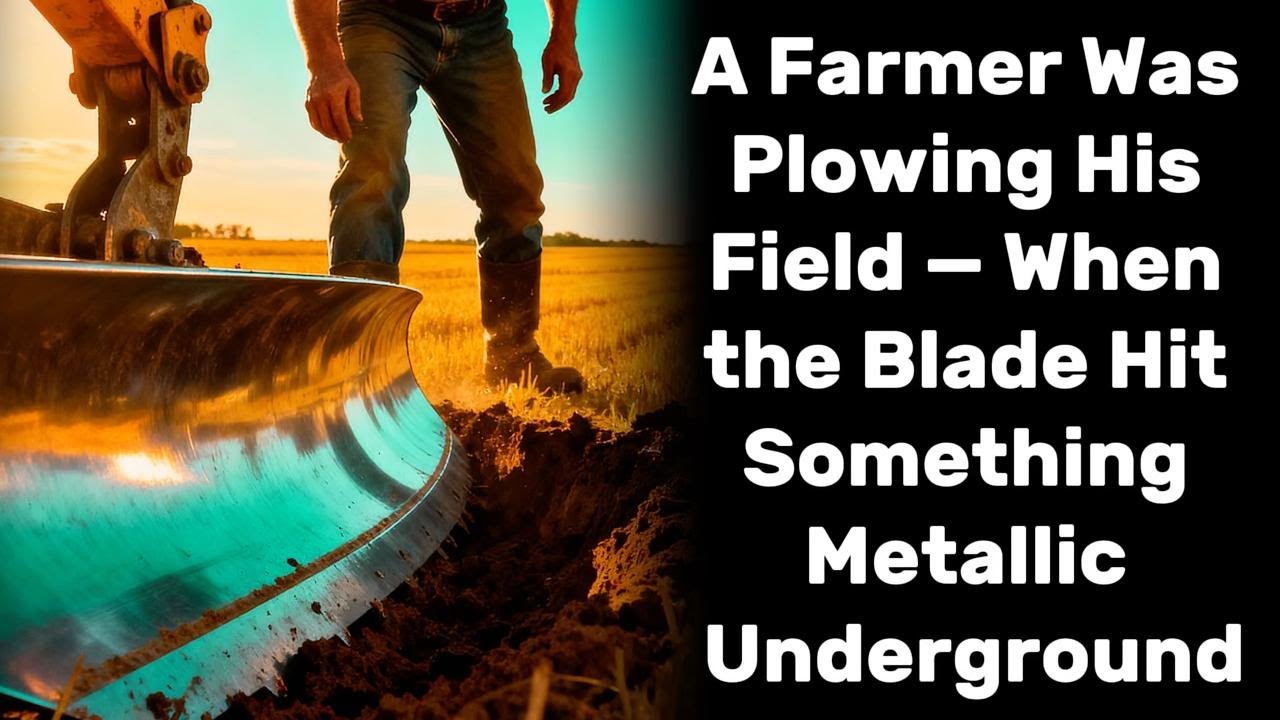 A Farmer Was Plowing His Field — When the Blade Hit Something Metallic Underground