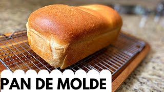 Como hacer pan de molde casero y sencillo, pan simple, pan de barra