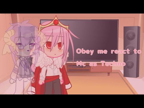 『Obey me react to Mc as Technoblade | 1/1 | Warnings in description』