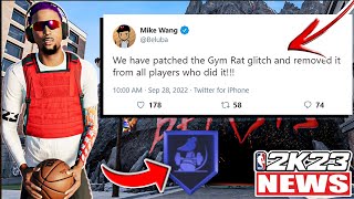 NBA 2K23 THE TRUTH ABOUT THE GYM RAT BADGE - POWER DF FIRST LEGEND?