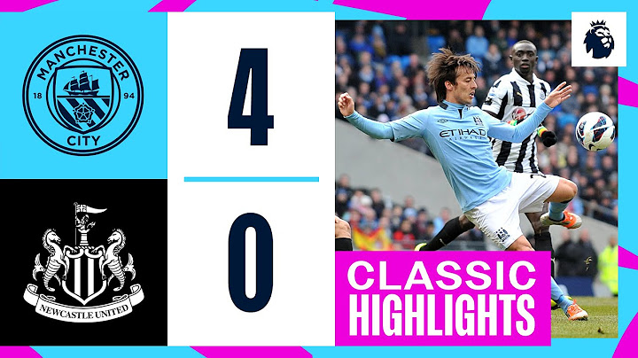 Classic Highlights | Man City 4-0 Newcastle United | YAYA SEALS THE WIN!