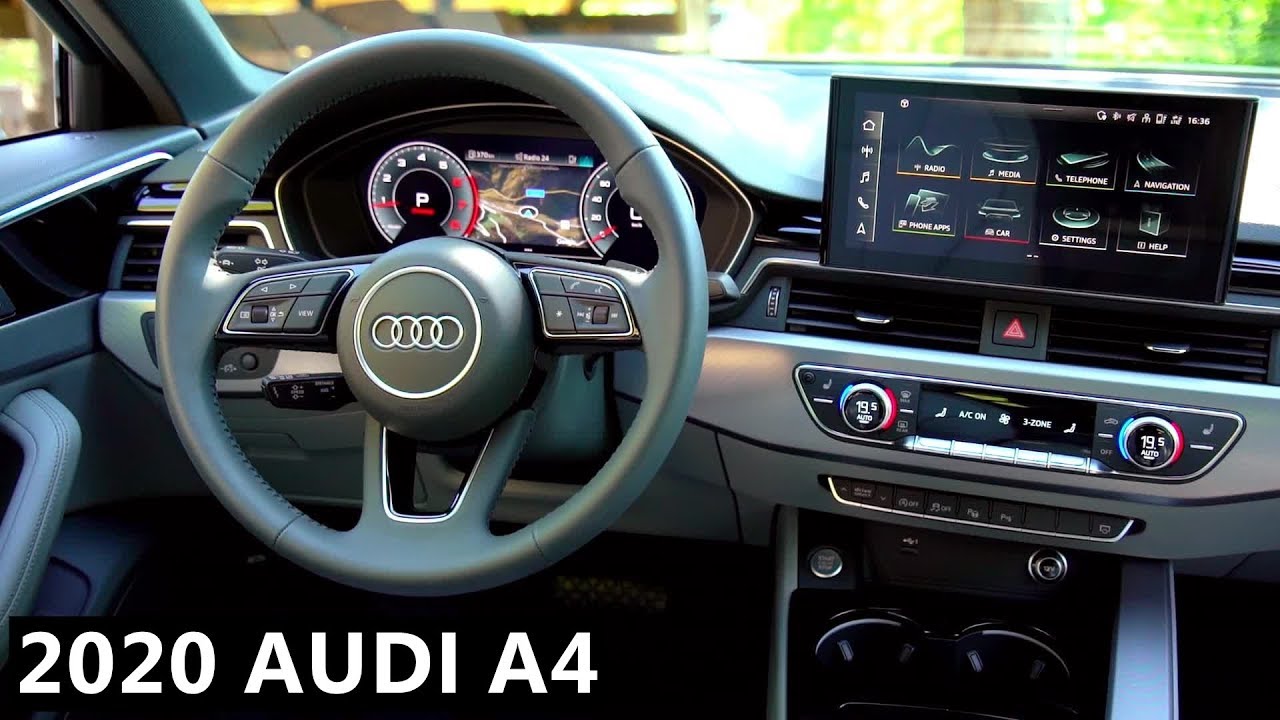 2020 Audi A4 Interior - Virtual Cockpit, Space, Design, Material 