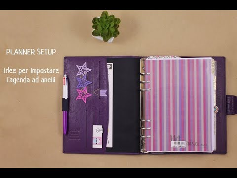 Idee per organizzare l'agenda ad anelli - Planner setup 2018 