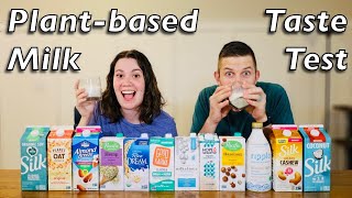 Which plant based milk is the best? | plant based milk taste test