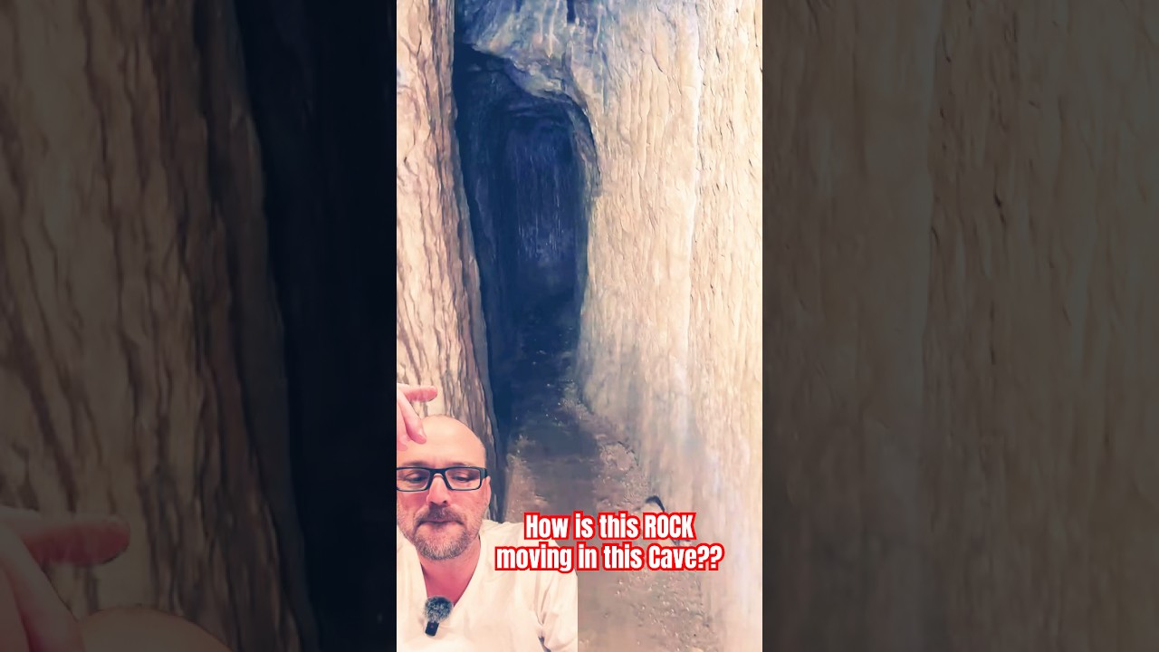 How is this Rock Moving in this CAVE??? 