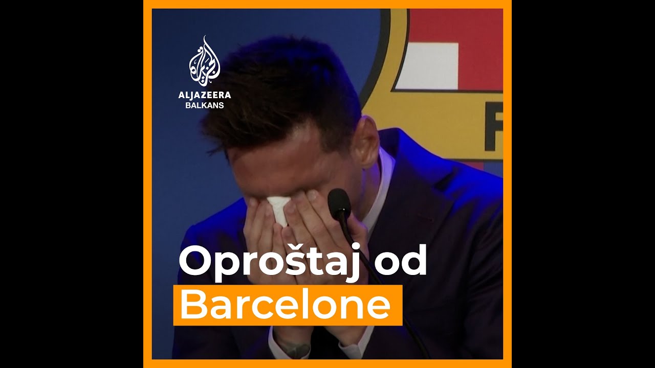 Messi se u suzama oprostio od Barcelone
