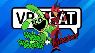 Hoppy Hopscotch and Alastor Cause ruckus in VRChat FT:@GreyCKid ,@FlyBoyVR and @Murder_Drone3077.